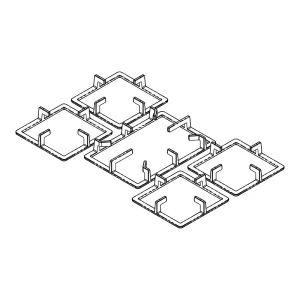 KIT GRGHI FLAT75 - Cast iron grid kit Flat75