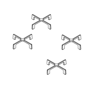 KIT GRGHI GLASS60 - Kit griglie ghisa Glass60